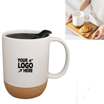 14 Oz. Ceramic Mug with Cork Bottom		